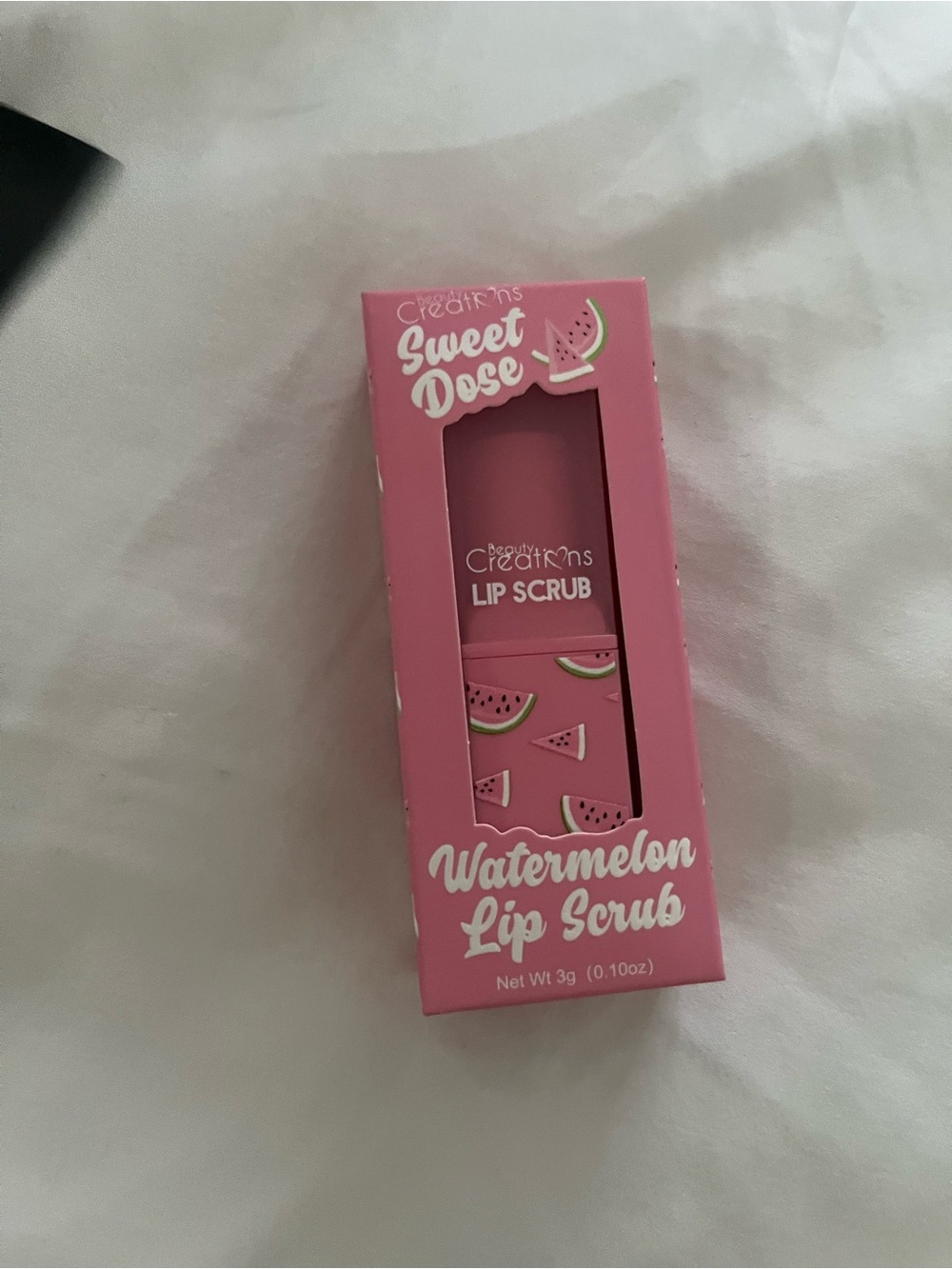Beauty Creations Watermelon Lip Scrub — Pink